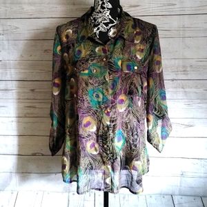 Beautiful Sara Michelle Shirt Size Large